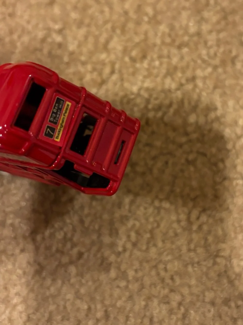London Double-Decker Toy Bus - Red Kids Vehicle
